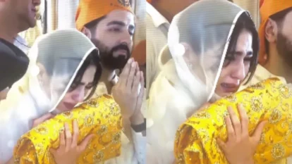 Sara Ali Khan Gets Emotional at Golden Temple With Ayushmann Sara Ali Khan Gets Emotional at Golden Temple With Ayushmann