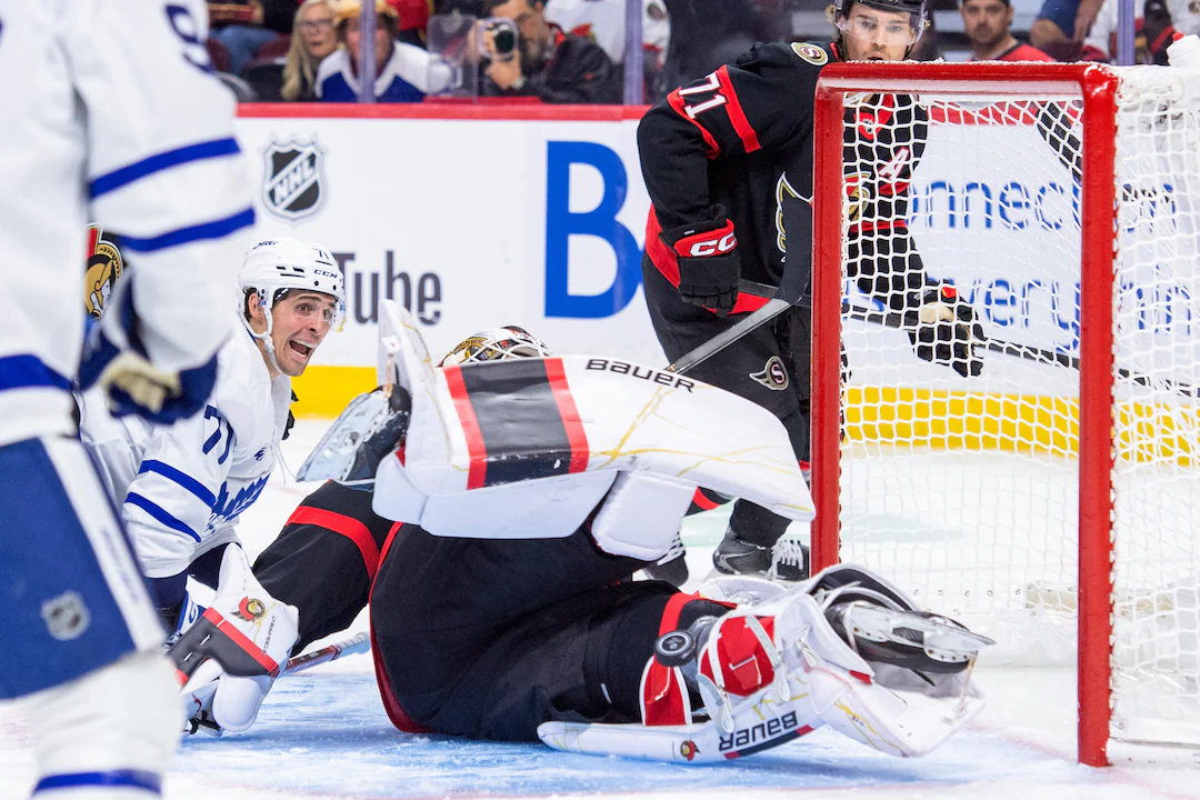 Maple Leafs Beat Blue Jackets 6-2 Behind Four-Goal Second