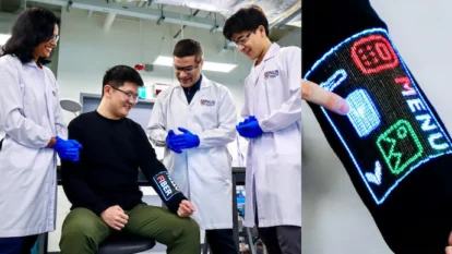 Washable Touchscreen Sleeve: Indian Researcher at NUS