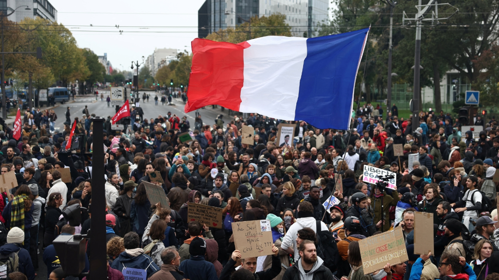 France Deploys 70,000 Police as Cost-of-Living Protests Grow