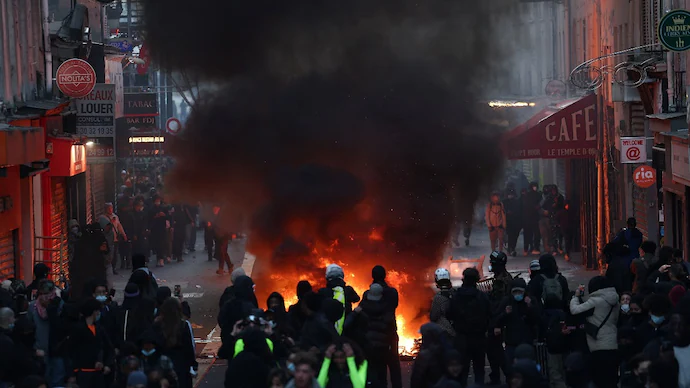 France Protests: Over 4 Lakh Join Anti-Government Stir
