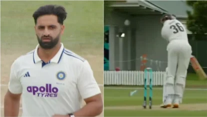 Auqib Nabi Takes 3 Wickets in 8 Balls as India A Draw Auqib Nabi Takes 3 Wickets in 8 Balls as India A Draw