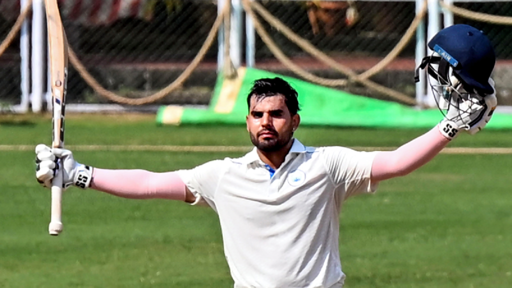 Nishant Sindhu Hits Unbeaten Century in Ranji Trophy Clash