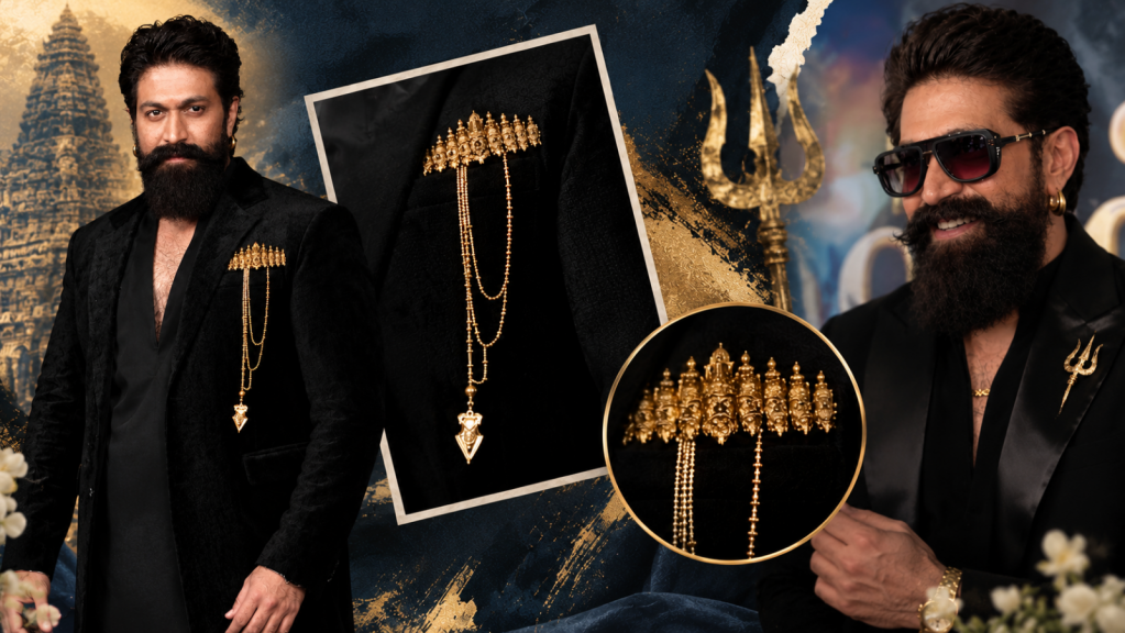 Yash's Ravana Brooch Steals the Spotlight at Ramayana Premiere