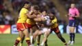 England Beat PNG 34-12 but Semi-Final Hopes Fade
