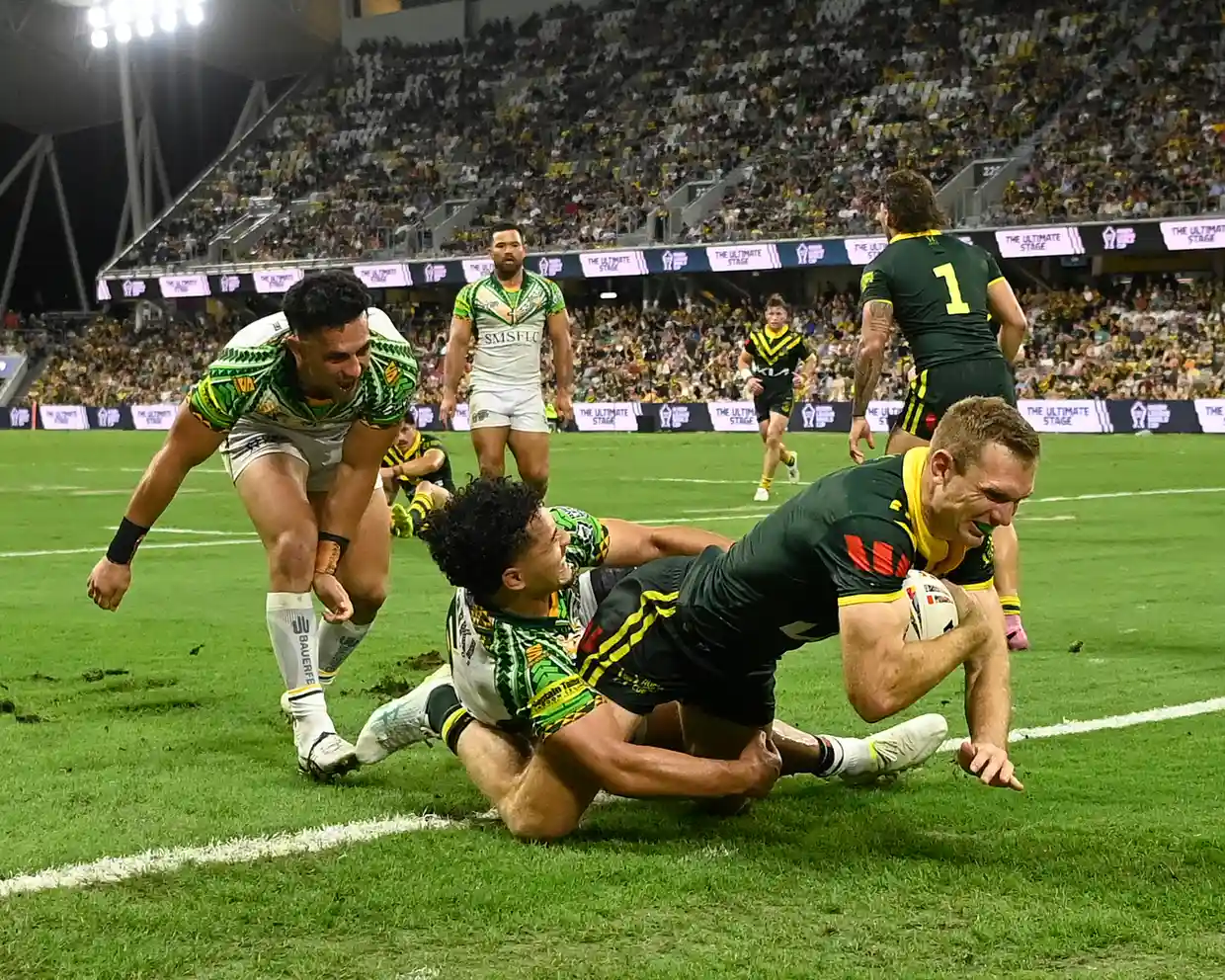 Reece Walsh Leads Australia to 66-6 Rugby World Cup Win
